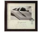 Baptism Gift: Frame with Cross Motif: Godparent (PLB6006)