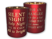 Glass Votive Candle: Silent Night (CH4320AW)