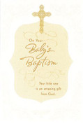 Card (each): Baptism Baby(CD80868e)