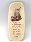 Wall Plaque: Pearl Stone Guardian Angel (PL294610)