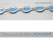 Rosary Bracelet: Sterling Silver Miraculous (BR3526)