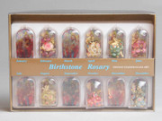Display Box/Set: Birthstone Finger Rosary (12)(RR0106)