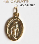 18kt Gold Plated Pendant: Miraculous 16mm (ME1414)