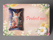 Plastic MINI Plaque: Guardian Angel (PL291110)