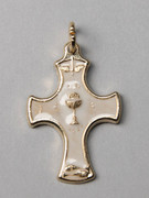 Combined Communion & Confirmation Cross Pendant (CR64807)