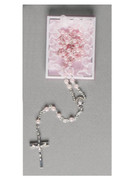 Baby's First Rosary, Pale Pink 4mm (RX38134)