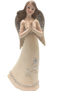 Angel with Praying Hands: Pastel Colours, 15cm (ST8116)