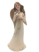 Angel with Cross: Pastel Colours, 15cm (ST8112)