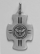Confirmation Medal: Cross/Spirit (CR367F)
