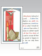 Laminated Holy Card (each): 800 SERIES - Symbol of Confirmation (LC8-135e)