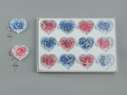 Display Set of 12: 6mm Heart Shaped Beads (RX37156D)
