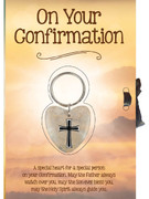 Card with Lucky Heart: Confirmation (CDH4160)