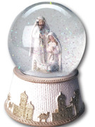 Musical Resin Water Ball Nativity 12cm (NST10000)