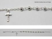 Rosary Bracelet: Silver Plated (RBBS3)