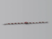 Rosary Bracelet: Rose Perfume 3mm beads (RB053)