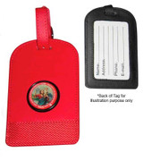 Luggage Tag: St Christopher Red(KR70LTR)