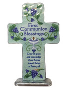 Communion Gift: Metal standing Cross (QP431)