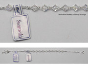 Rosary Bracelet: Sterling Silver & Swarovski Beads(BR1955)
