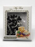 Communion Rosary: Black bead (RXC078K)