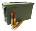 50 BMG Ammo M33 FMJ Ball, Federal Lake City 150 Round Can
