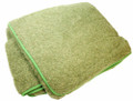 100% Pure Merino Wool Blanket (Green)