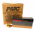 45 ACP Ammo 230gr FMJ PMC Bronze (45A) 1000 Round Case