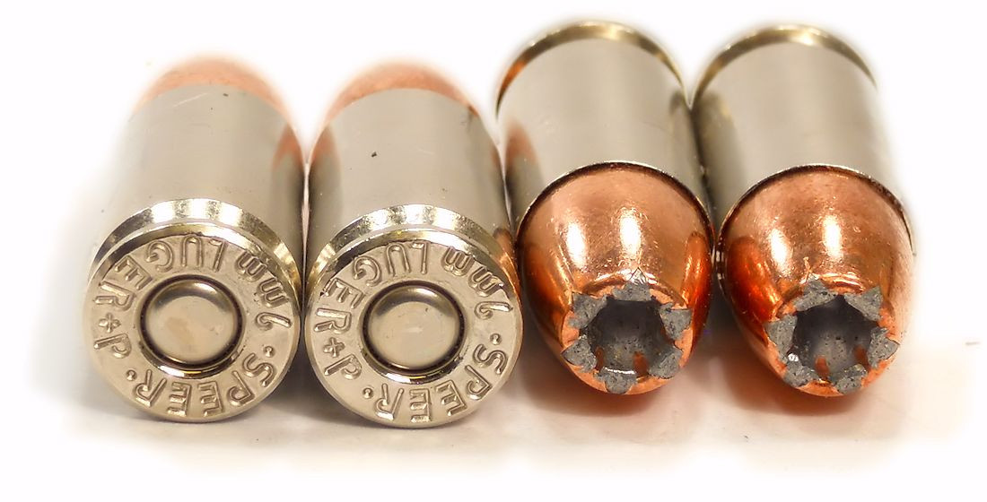 DMH 50×2 9mm 9x19 Ammo 124gr +P GDHP Speer Gold Dot (53617) 50 Round Box