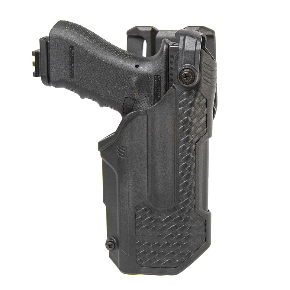 Blackhawk! T-Series L3D Level 3 Light Bearing, Basketweave Duty Holster ...