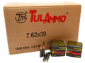 7.62x39 Ammo 154gr SP TulAmmo 1000 Round Case