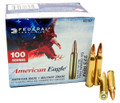 223 5.56x45 Ammo 55gr FMJ Federal American Eagle (AE223BLF) 100 Round Value Pack