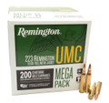 223 5.56x45 Ammo 55gr FMJ Remington UMC (L223R3A) 200 Round Box