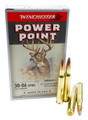 30-06 Ammo 165gr SP Winchester Power Point (X30065) 20 Round Box