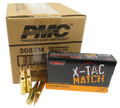.308 Win. Ammo 168gr OTM Sierra PMC X-TAC Match (308XM) 200 Rounds