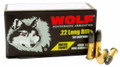 22LR Ammo Wolf Performance 40gr Match Target 500 Round Box