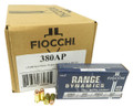 380 ACP 9x17 Ammo 95gr FMJ Fiocchi Range Dynamics (380AP) 1000 Round Case