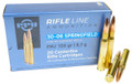 30-06 Ammo 150gr FMJ PPU Rifle Line (PP3006G) 20 Round Box