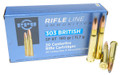 303 British Ammo 180gr BT SP PPU Rifle Line (PP303S2) 20 Round Box