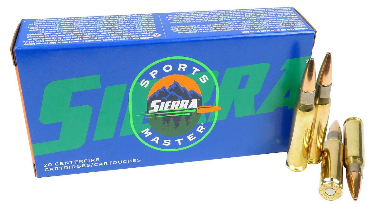 308 Win. Ammo 150gr BTHP GameKing Sierra Sports Master 20