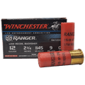 12 Gauge Ammo 2 3/4" 00 Buck 9 Pellet Winchester Ranger (RA1200) 25 Round Box
