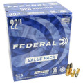 22LR Ammo 36gr Lead HP Federal Champion (747) 525 Round Box