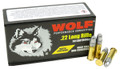 22LR Ammo Wolf Performance 40gr Match Long Range 50 Round Box