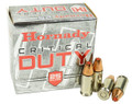 9mm 9x19 Ammo 135gr +P FlexLock Hornady Critical Duty (90226) 25 Round Box