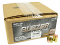 9mm 9x19 Ammo 115gr FMJ CCI Blazer Brass (5200BK500) 500 Round Bulk Case