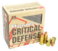 25 ACP Ammo 35gr FTX Hornady Critical Defense (90014) 25 Round Box