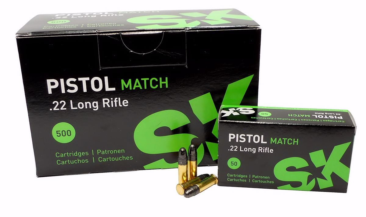 22lr Ammo 40gr Sk Lapua Pistol Match 500 Round