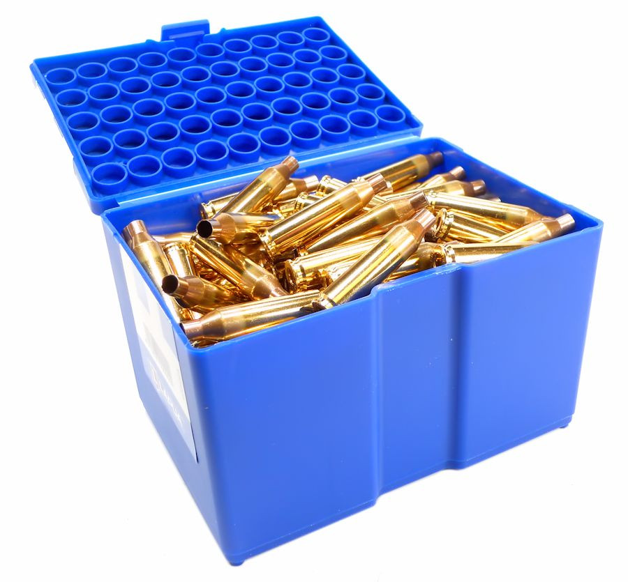 243 Win. Lapua mfg. Un-primed Brass 100 Piece Box. Ammunition reloading  supplies, new and surplus ammo 