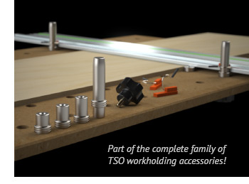 DoubleGroove Dogs are just part of a complete line of innovative workholding solutions from TSO Products.