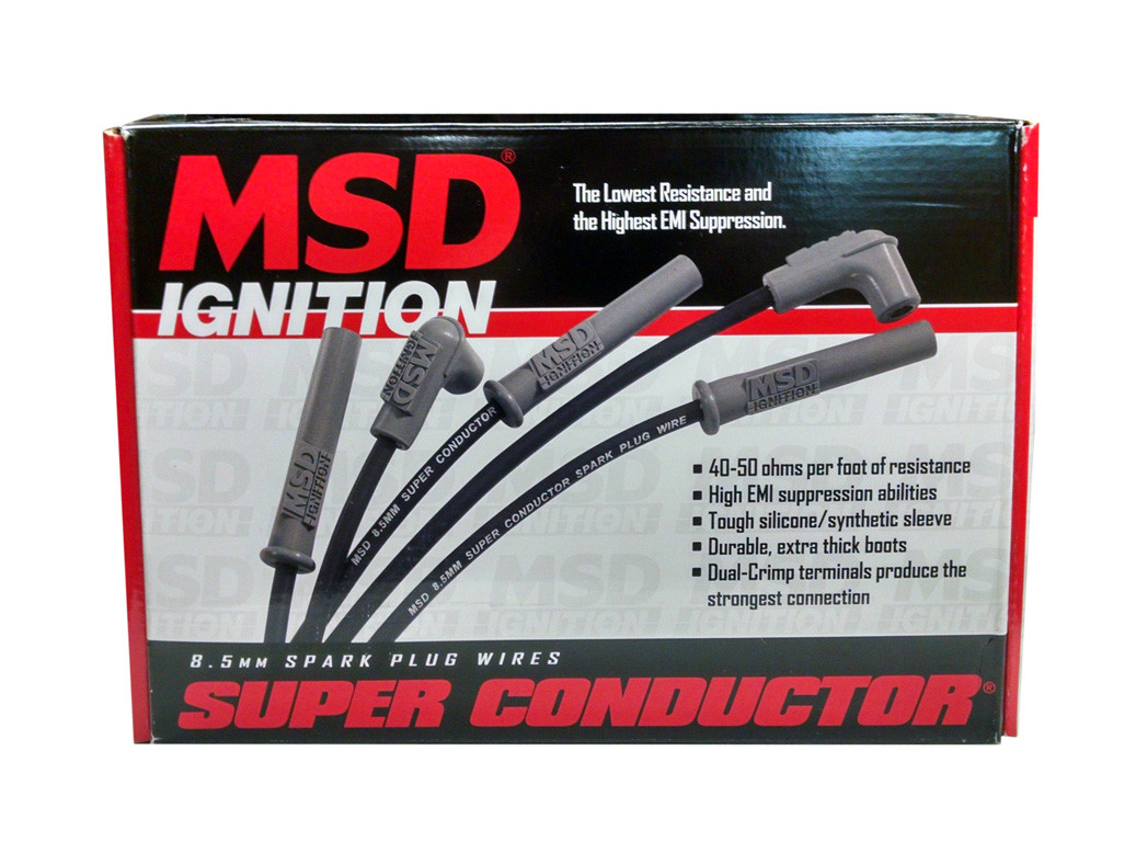 MSD Super Conductor 8.5mm 90 degree Wire #31223 - Joe Hunt Magnetos