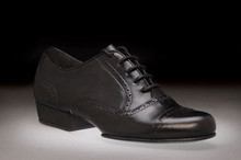 Online Tango Shoes - 2x4 al pie Boedo - Negro (fully leather)