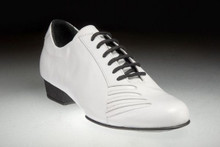Online Tango Shoes - 2x4 al pie San Telmo - Blanco (fully leather)
